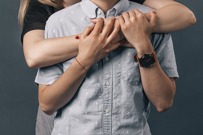 Image of Happy couple embracing each other after experiencing the benefits of Erectimus.